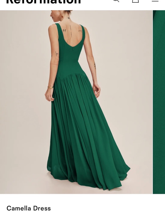 Reformation Dresses & Skirts - Reformation Camella Maxi Dress in Emerald